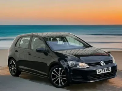 Used VW Golf VII SE 105 HP (77 kW) 2013 Black Hatchback