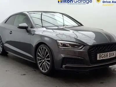 Used Audi A5 S-Line 248 HP (182 kW) 2018 Grey Coupe