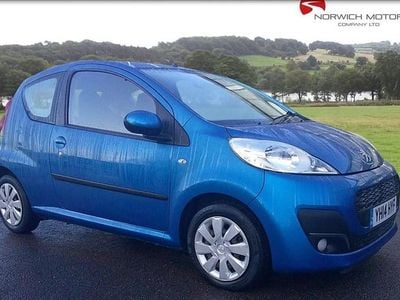 Blue Used 2014 Peugeot 107 Active Hatchback | £2,999 (Fair price)
