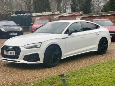 Used Audi A5 Sportback Comfort 245 HP (180 kW) 2020 White Hatchback