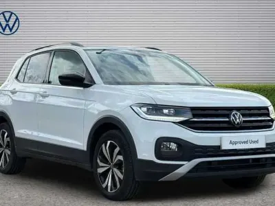 Used VW T-Cross Black Edition 115 HP (84 kW) 2024 White SUV