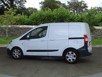 used Ford Transit Courier TDCI 95ps TREND With Air Conditioning, Electric Windows & Side Loading Door finished in ""Frozen Whi