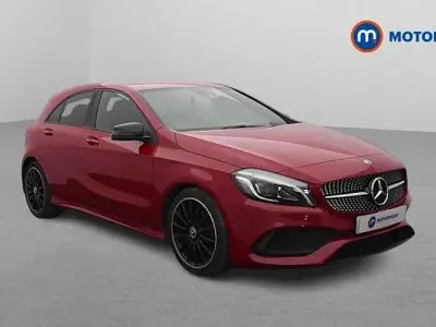Usado Mercedes A200 AMG Line Premium 156 CV (114 kW) 2018 Rojo Utilitario