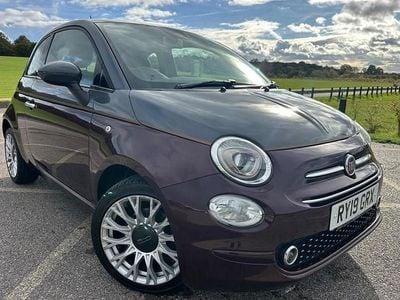 Grey/red Used 2019 Fiat 500 Collezione Hatchback | £5,990 (Fair price)