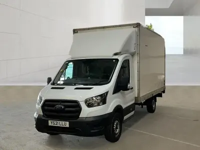 Used Ford Transit 130 HP (95 kW) 2021 White Cabriolet