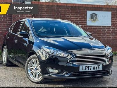 Used Ford Focus Zetec 101 HP (74 kW) 2017 Black Hatchback