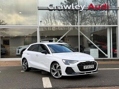 White Used 2024 Audi A3 Sportback Black Edition Hatchback | £28,290 (Expensive)