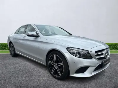 Used Mercedes C200 Premium 2020 Silver Sedan