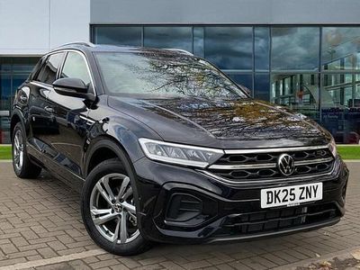 Deep black pearl Used 2025 VW T-Roc R-line SUV | £28,803 (A bit pricey)