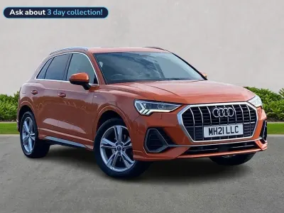 Używany Audi Q3 S-Line 150 KM (110 kW) 2021 Pomarańczowy SUV