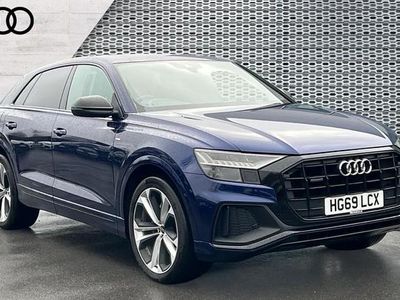 Used Audi Q8 Comfort 286 HP (210 kW) 2020 Blue SUV