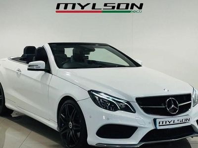 White Used 2016 Mercedes E220 AMG line Cabriolet | £15,800 (Fair price)