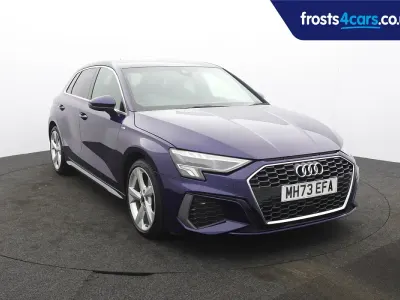 Used Audi A3 S-Line 2024 Blue Hatchback