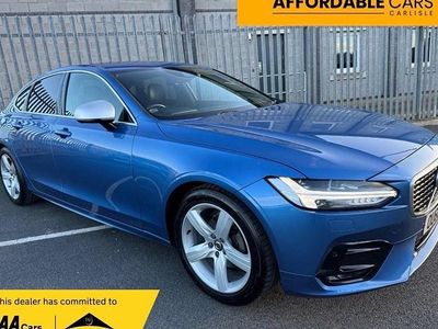 Blue Used 2018 Volvo S90 R-Design Sedan | £12,950 (Fair price)