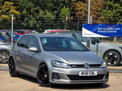 Used VW Golf VII GTD 184 HP (135 kW) 2018 Silver Hatchback