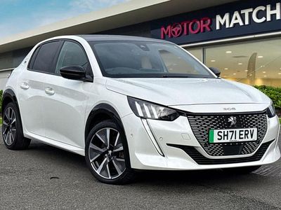 Used Peugeot e-208 Premium 100 kW (136 HP) 2021 White Hatchback