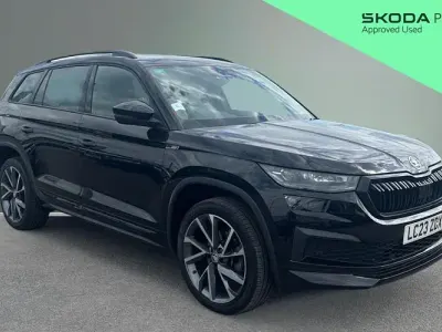Używany Skoda Kodiaq SportLine 150 KM (110 kW) 2023 Czarny SUV