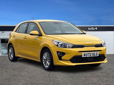 Yellow Used 2022 Kia Rio Hatchback | £13,495 (A bit pricey)
