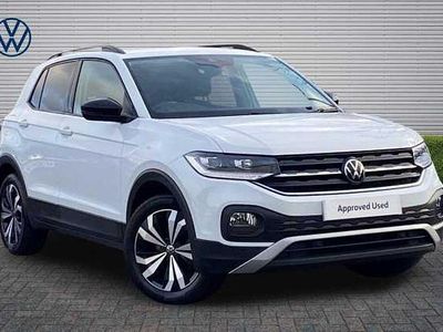 Used VW T-Cross Black Edition 95 HP (69 kW) 2022 White SUV