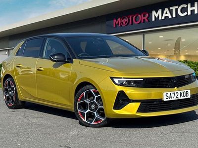 Used Vauxhall Astra GS Line 2022 Yellow/black Hatchback