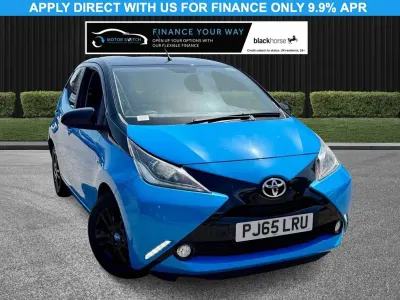 Used Toyota Aygo X-cite 68 HP (50 kW) 2015 Blue Hatchback