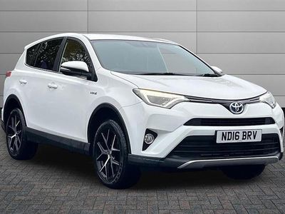 Pure white Used 2016 Toyota RAV4 Hybrid SUV | £12,750 (Expensive)