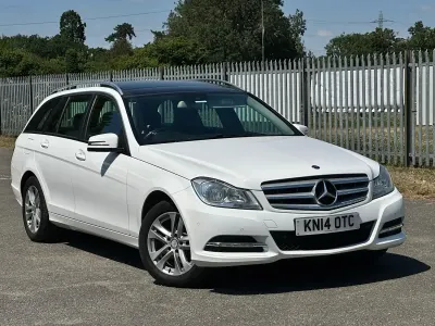 Used Mercedes C180 Executive 2014 White Estate