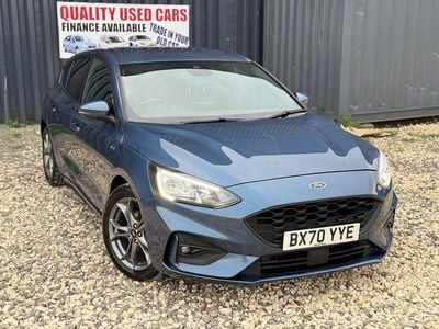 Used Ford Focus ST-Line 125 HP (91 kW) 2020 Blue Hatchback