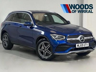 Used Mercedes GLC220 AMG line 194 HP (142 kW) 2019 Blue SUV