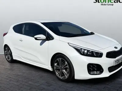 Used Kia ProCeed GT-Line 120 HP (88 kW) 2017 White Hatchback