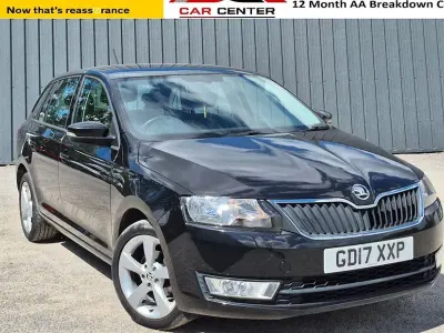Used Skoda Rapid SE 90 HP (66 kW) 2017 Black Hatchback