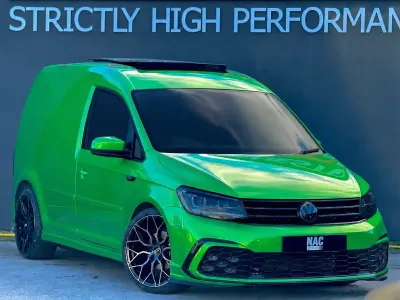 Used VW Caddy Highline 102 HP (75 kW) 2018 Green MPV