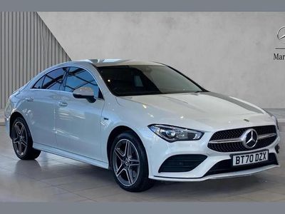 Used Mercedes CLA250e AMG Line Premium 214 HP (157 kW) 2020 White Sedan