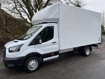 Used Ford Transit 130 HP (95 kW) 2020 White Cabriolet