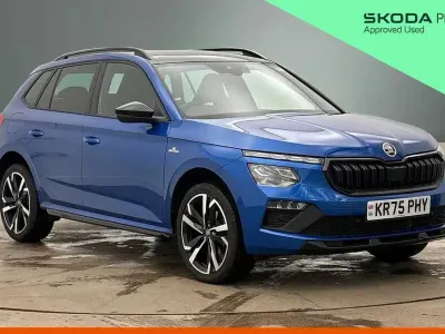 Used Skoda Kamiq Monte Carlo 150 HP (110 kW) 2025 Race blue metallic SUV