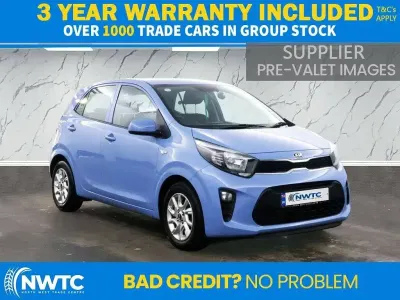 Used Kia Picanto 66 HP (48 kW) 2020 Blue Hatchback