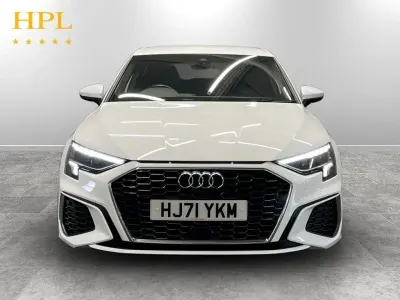 Used Audi A3 Sportback S-Line 150 HP (110 kW) 2021 White Hatchback