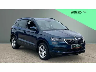 Used Skoda Karoq SE 150 HP (110 kW) 2021 Blue SUV