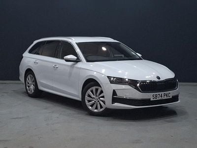 Used Skoda Octavia SE L 150 HP (110 kW) 2024 White Estate