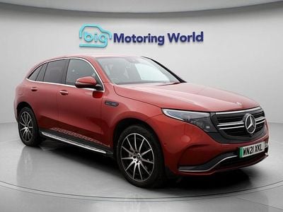 Used Mercedes EQC400 AMG line 300 kW (408 HP) 2021 Red SUV