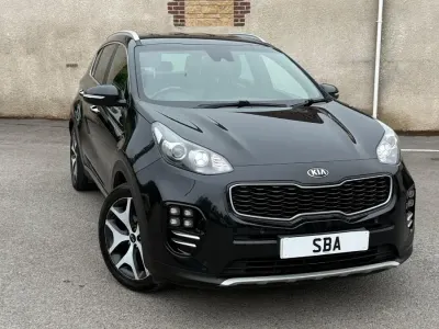 Used Kia Sportage GT-Line 177 HP (130 kW) 2018 Black SUV