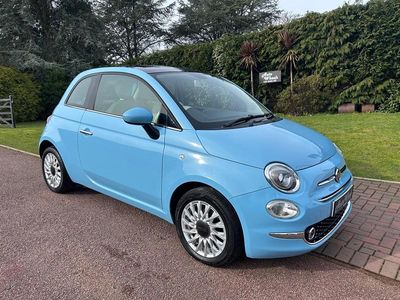 Used Fiat 500 Lounge 105 HP (77 kW) 2016 Blue Hatchback