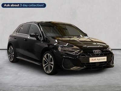 Used Audi A3 S-Line 150 HP (110 kW) 2025 Black Hatchback