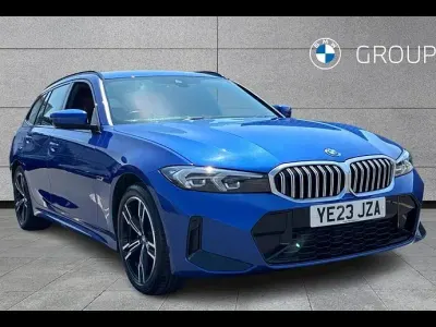 Used BMW 330 M Sport 288 HP (211 kW) 2023 Portimao blue Estate