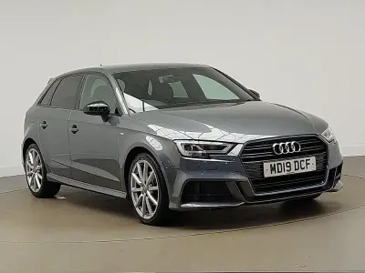Used Audi A3 Black Edition 116 HP (85 kW) 2019 Grey Sedan