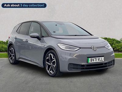 Used VW ID.3 Pro 150 kW (204 HP) 2021 Grey Hatchback