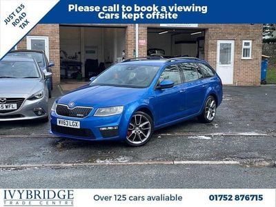 Used Skoda Octavia vRS 184 HP (135 kW) 2013 Blue Estate