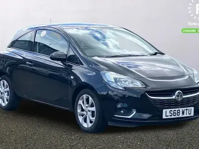 Begagnad Vauxhall Corsa SRi 75 HK (55 kW) 2018 Svart Halvkombi