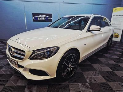 Used Mercedes C350e 2016 White Estate