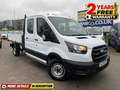 Used Ford Transit 130 HP (95 kW) 2023 White Cabriolet